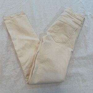 Zara Cream Skinny Jeans Classic Style